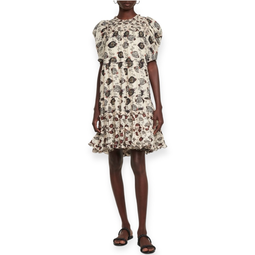 Ulla Johnson • Cassian Floral Cotton-Blend Midi Dress NWOT - Picture 4 of 15